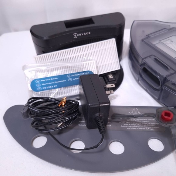 ECOVACS DEEBOT U2 PRO Robotic Vacuum Cleaner w/New Accessories Filter Water Tank - Picture 5 of 13